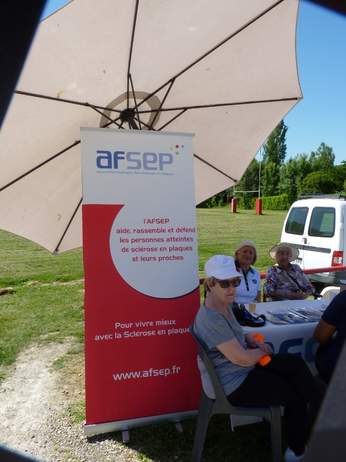 Stand AFSEP association des sclross en plaque