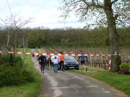 dpart des coureurs